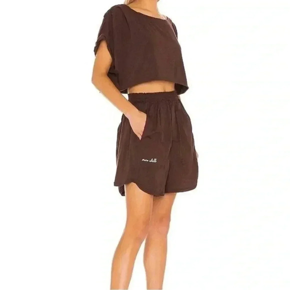 Free People Intimately Chocolate Shorts | size small - Picture 1 of 6